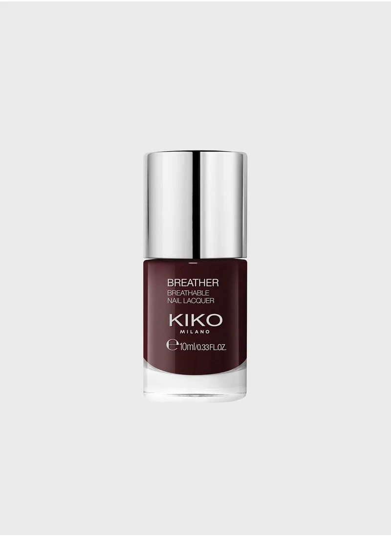 KIKO MILANO Breather Nail Lacquer - Burgundy