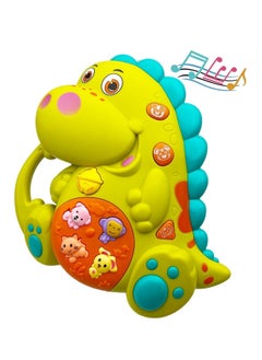 SYOSI Music Toys for 12-18 Months Baby, Animal Piano Musical Light Infant Toys Toddlers Early Education Birthday Gift for 1 2 Year Old Girls Boys Dinosaur  - Image 1