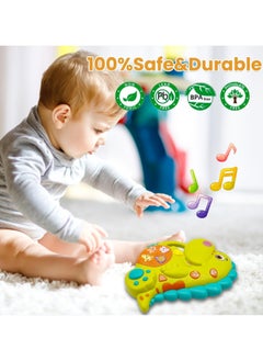 SYOSI Music Toys for 12-18 Months Baby, Animal Piano Musical Light Infant Toys Toddlers Early Education Birthday Gift for 1 2 Year Old Girls Boys Dinosaur  - Image 4