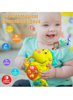 SYOSI Music Toys for 12-18 Months Baby, Animal Piano Musical Light Infant Toys Toddlers Early Education Birthday Gift for 1 2 Year Old Girls Boys Dinosaur  - Image 3