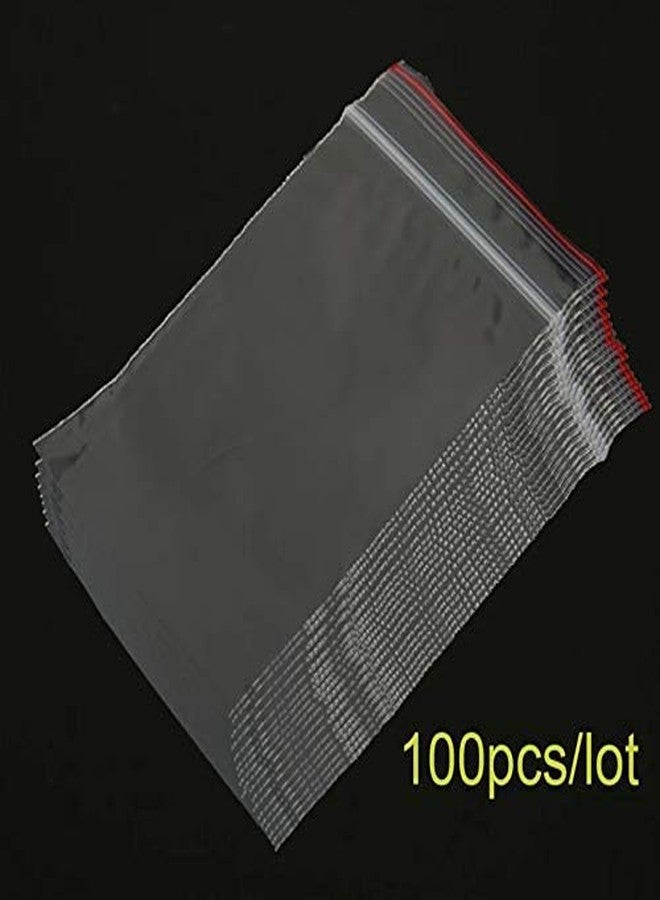Siddhi Plastic Zip Lock Pouch Bags (9 inch x 12 inch, 100 Pieces, Transparent) - Image 2