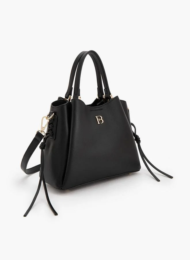 Flora Bella By Shoexpress BLACK Tote Bag With Detachable Strap for Women | Best Price UAE