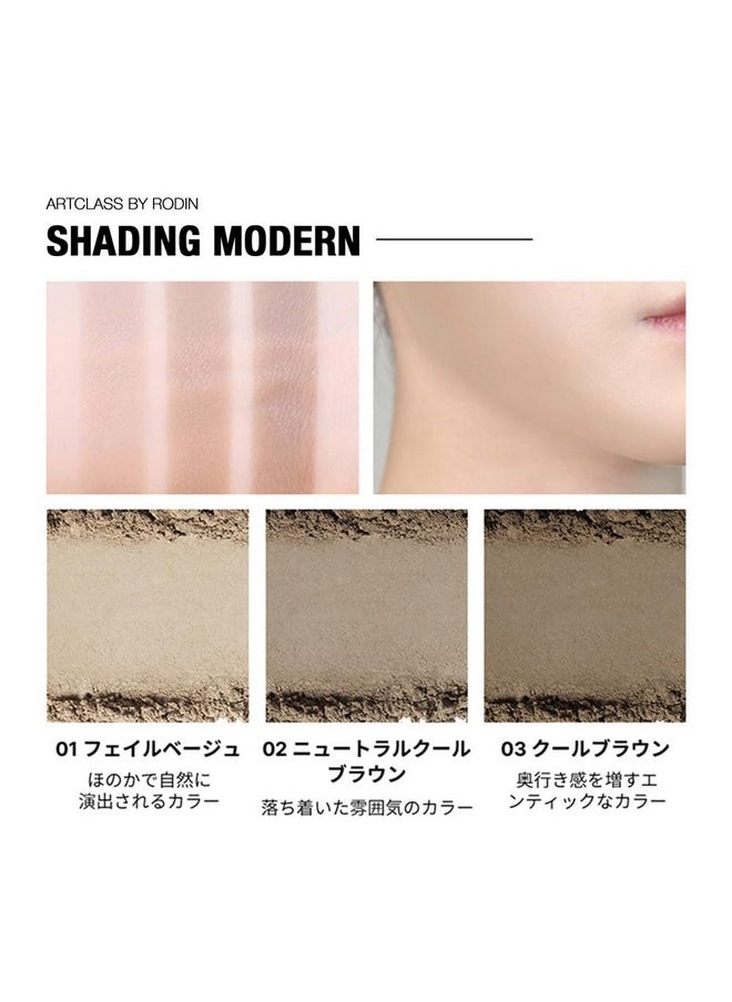 too cool for school - دروس فنية بواسطة Rodin Shading Master باستخدام فرشاة؛ لوحة تحديد الوجه الكورية؛ بودرة الوجه البرونزية (2 حديثة) - Image 1