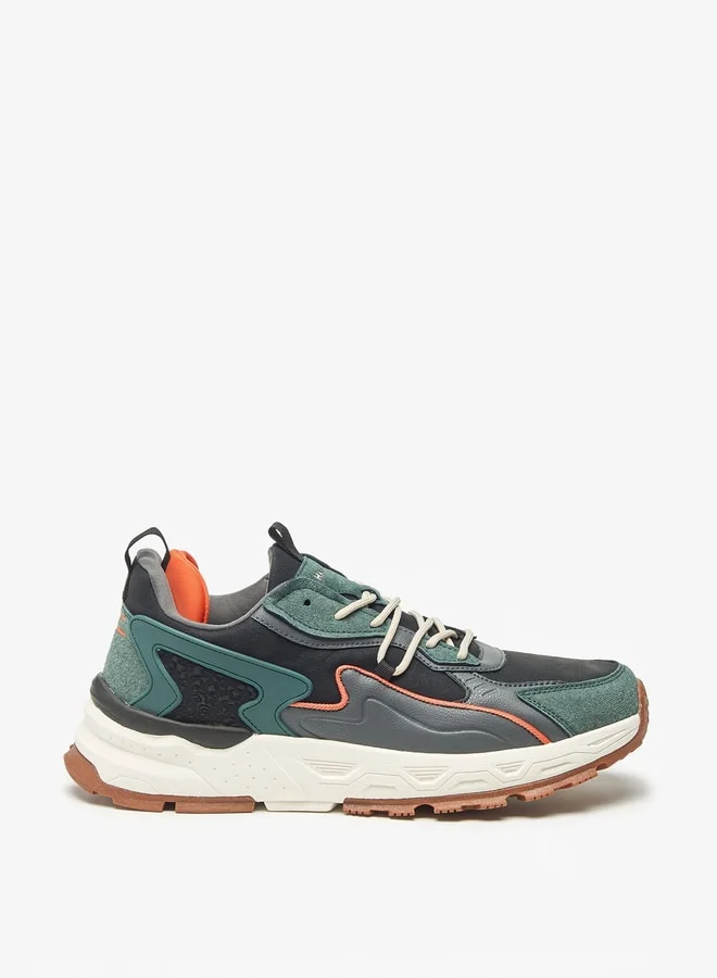 HAADANA Colourblock Lace-Up Sports Shoes