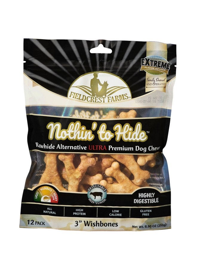 سبوت مزارع فيلدكريست لا يوجد ما تخفيه عظام الترقوة الفائقة بنكهة لحم البقر مقاس 3 بوصات - Image 1