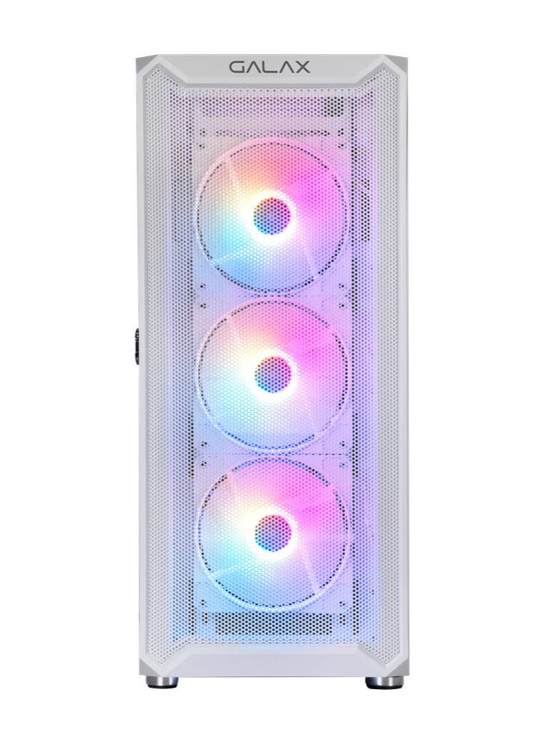 GALAX RYZEN 5 7600X GAMING & WORKSTATION LIQUID ARCTIC WHITE DESKTOP PC: RYZEN 5 7600X 5.3 GHz Processor | RTX 5060 8GB GRAPHICS | 32GB DDR5 RAM | 1TB SSD NVME | Windows 11 ARGB - Image 3