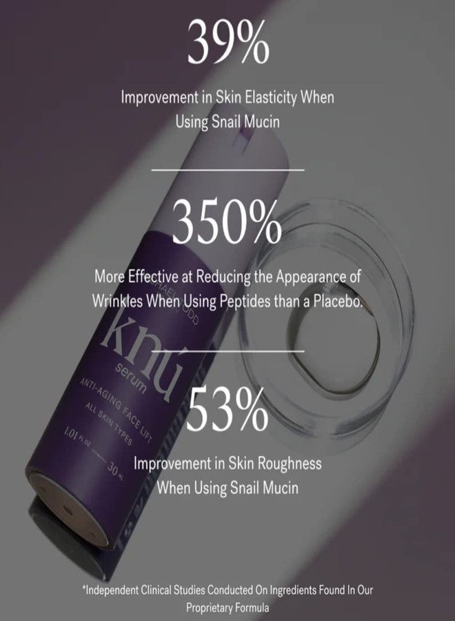 Michael Todd Beauty KNU Serum - Face Lifting, Brightening & Tightening Serum - For Restoring & Rejuvenating - With Aloe Vera, SSF, Peptides & Botanical Extracts - For All Skin Types - 1.01 fl oz/30 mL - Image 4