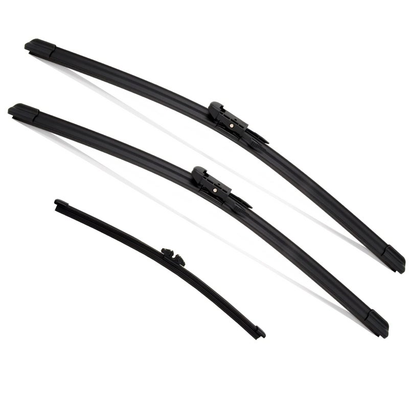 Fabysky 3Pcs for Ford Explorer Windshield Wiper Blades 20112023 Police Interceptor Utility 20132023 Original Equipment Automotive Replacement Windshield Wiper Blades Pinch Tab 262211 Set of 3 - Image 2