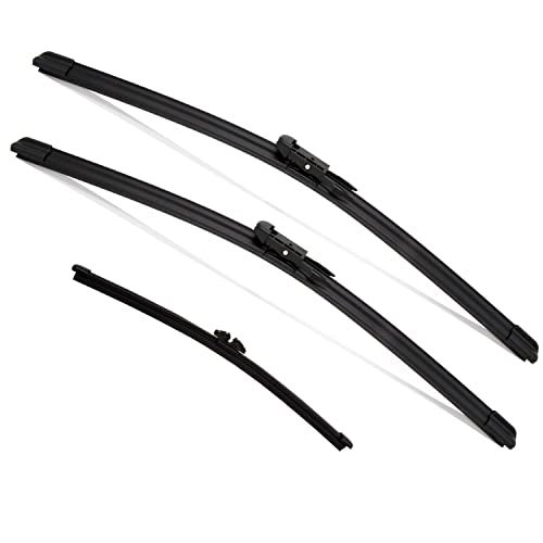 Fabysky 3Pcs for Ford Explorer Windshield Wiper Blades 20112023 Police Interceptor Utility 20132023 Original Equipment Automotive Replacement Windshield Wiper Blades Pinch Tab 262211 Set of 3 - Image 1