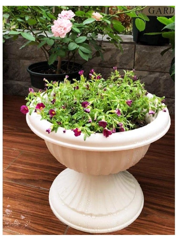 LINGWEI Plastic Flower Pots For Seeding Plastic Plant Pot For Garden Decor Flowera Nursery Pot Container Flower Holder For Home Garden  - Image 3