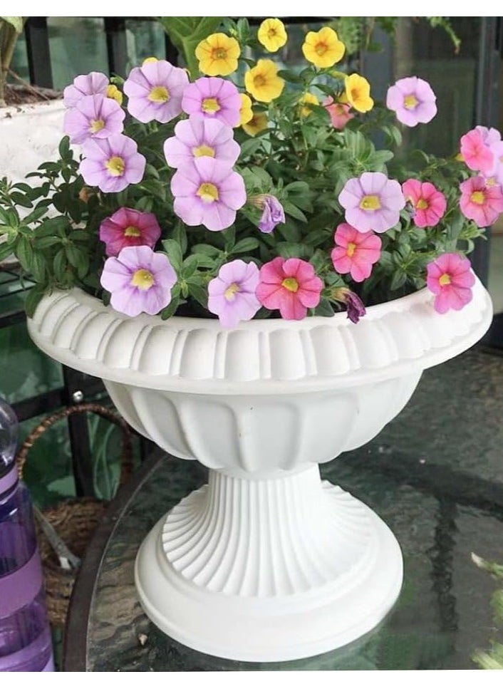 LINGWEI Plastic Flower Pots For Seeding Plastic Plant Pot For Garden Decor Flowera Nursery Pot Container Flower Holder For Home Garden  - Image 5