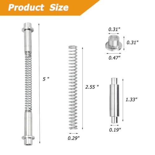 GHHQIANG 8 Pcs K 5131 Storm Door Hinge Pin Kit Compatible with PrimeLineAnderson Storm Door Replacement PartsAluminum Screen Door Hinges2916 Inch Springs516 Inch Pins and Bushings 8 - Image 3