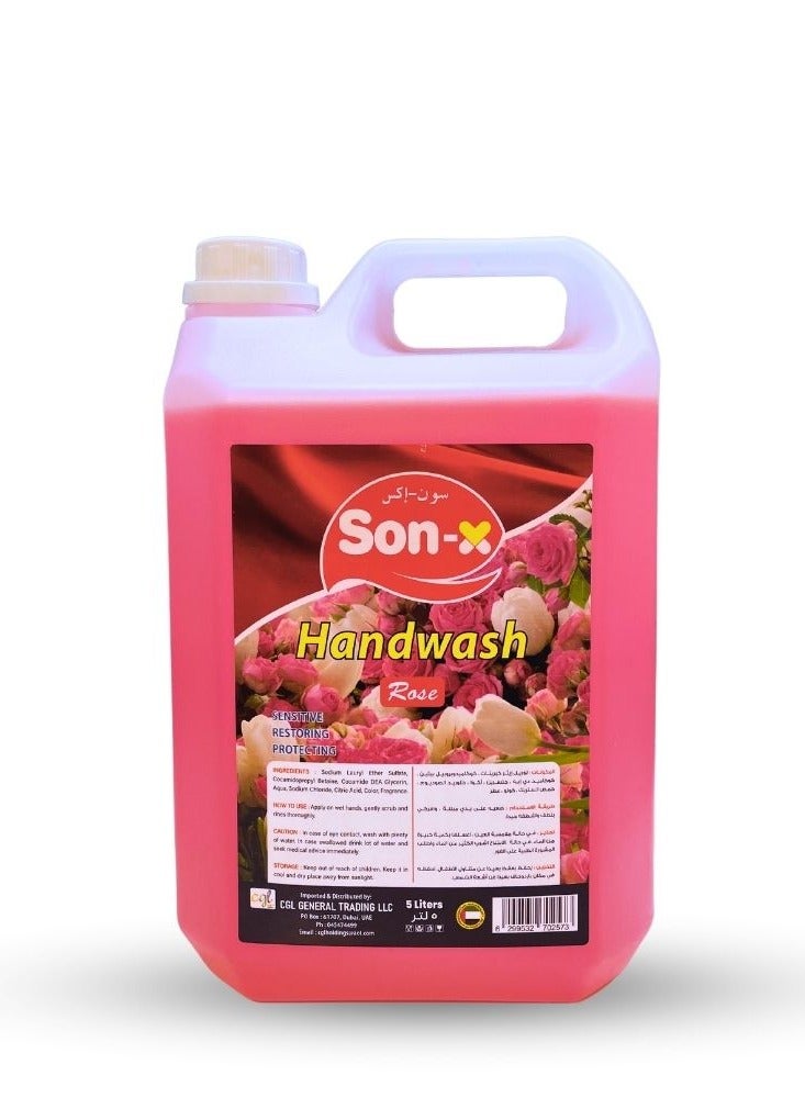 Son-x Anti-Bacterial Hand Wash Liquid - 5 Liter