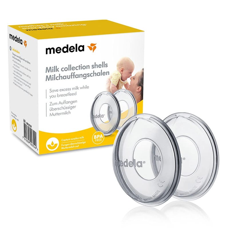 Medela Milk Collection Shells - BPA-, Made from Soft, Flexible Silicone, Includes 2 Shells - Image 2