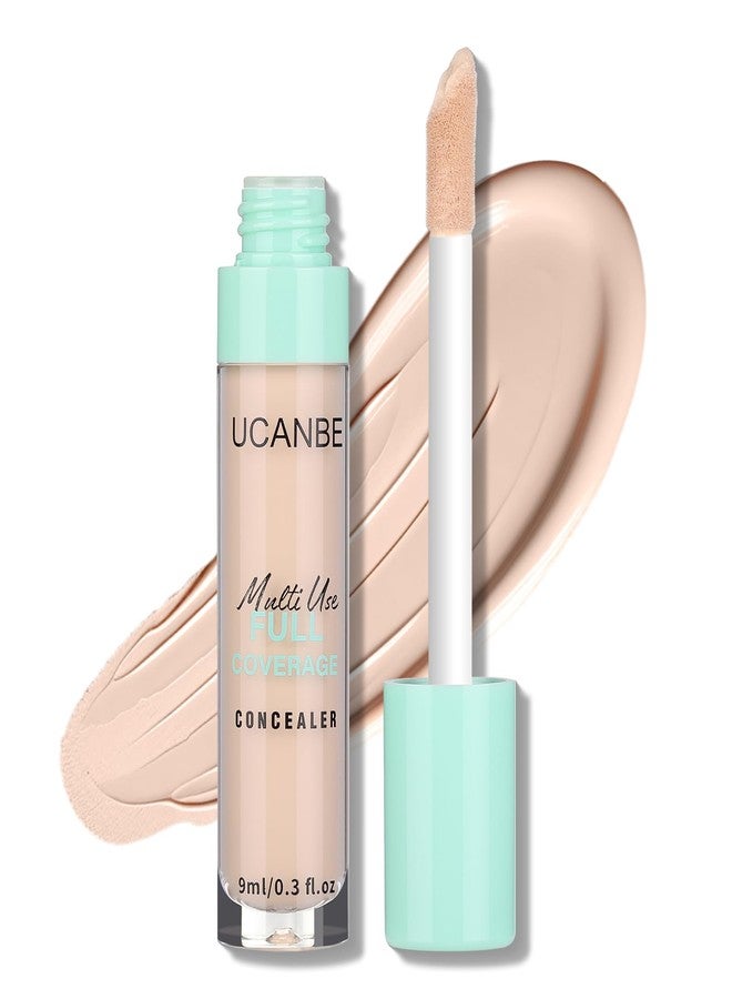 UCANBE Liquid Concealer Stick, Conceals, Covers, Highlights, Medium to Full Coverage Hydrating Color Corrector Face Makeup for Under Eye Dark Circles, Redness, Dullness, Fine Lines - Ivory-0.3 Fl.oz - Image 1