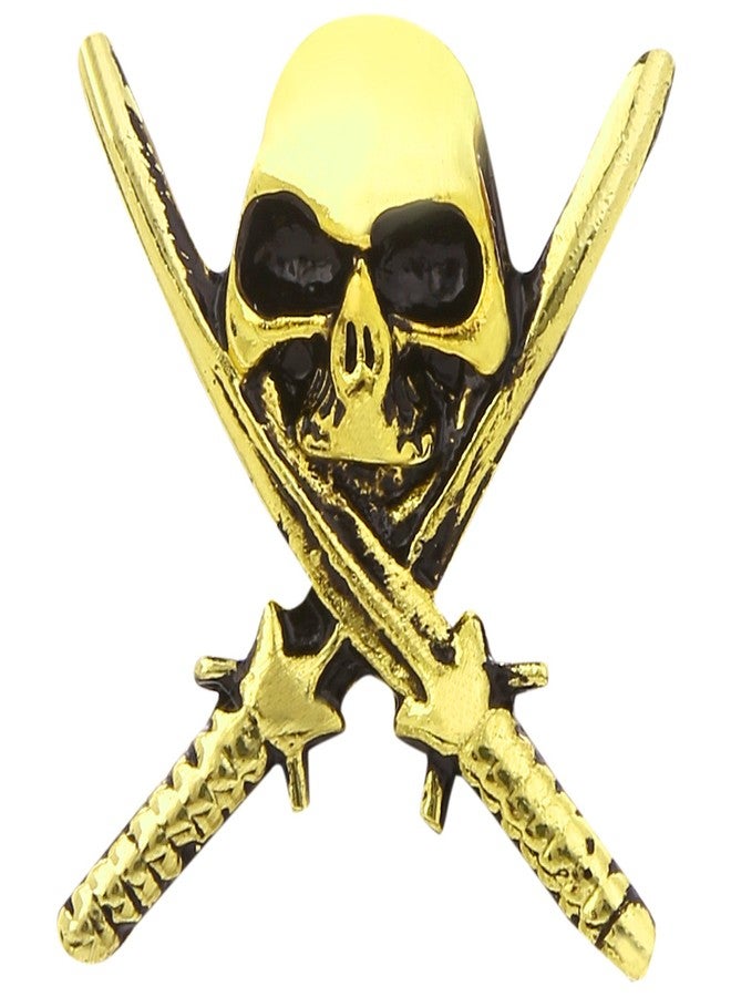 TRIPIN Lapel Pin For Men Suit Classic Skull Shape Brooches Broaches For Men Boys Girls For Office Corporate Party French Cuff Shirts Shirt Suit Blazer In A Gift Box Tscpgold1787 - Image 1