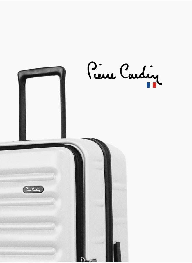 pierre cardin - Pierre Cardin Front Zipper Luggage Lightweight Hardside Suitcase for Travel, TSA Approved, ANTI Theft Double Zipper - Image 1