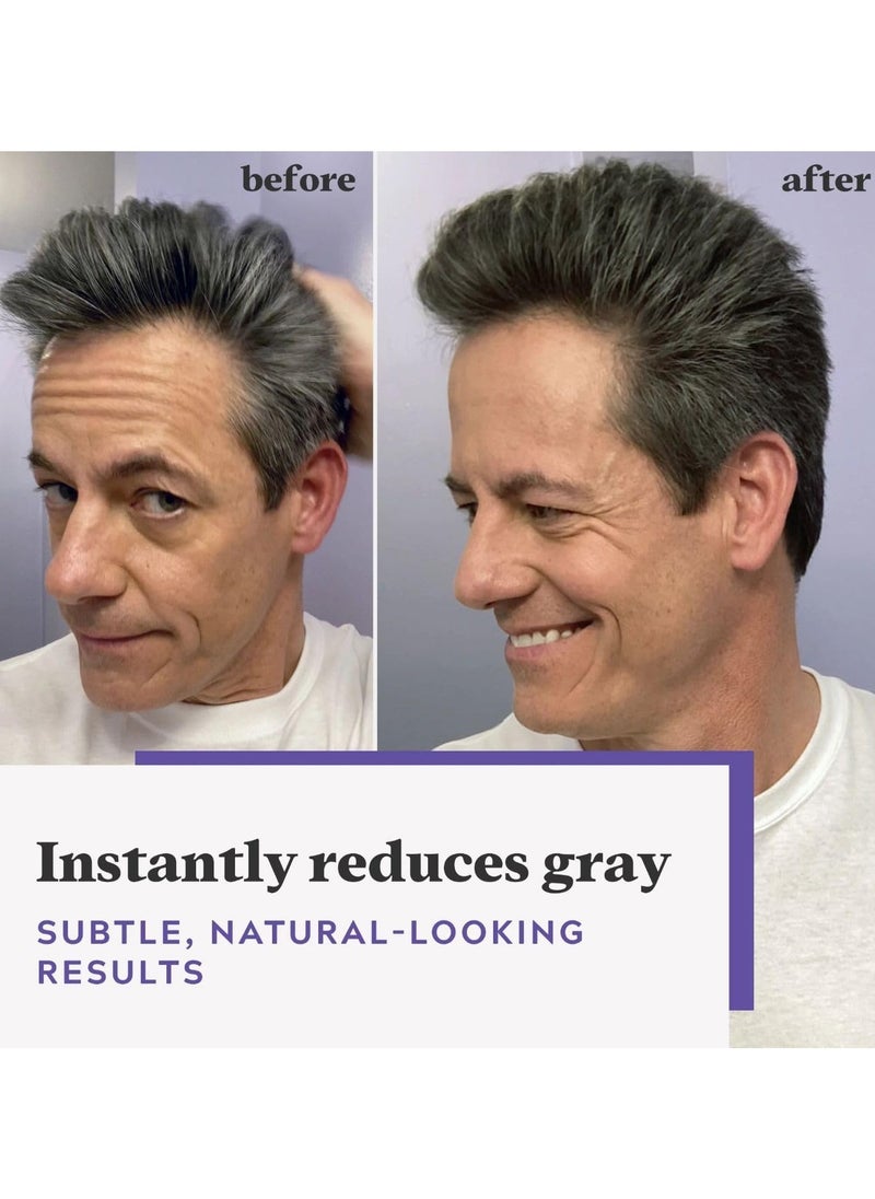 Just For Men (Pack of 6) Touch Of Gray Comb-In Hair Colour T-55 Black  - Image 4