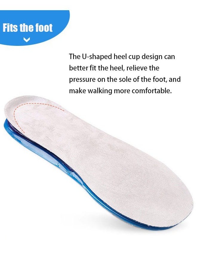 ZVEV - Women's Gel Activ Everyday Insole，Stimulating Step Insoles Massaging Gel Plus Stimulating Nodes for Extra Massaging Action on Key Pressure Areas（Size：L-32cm） - Image 1