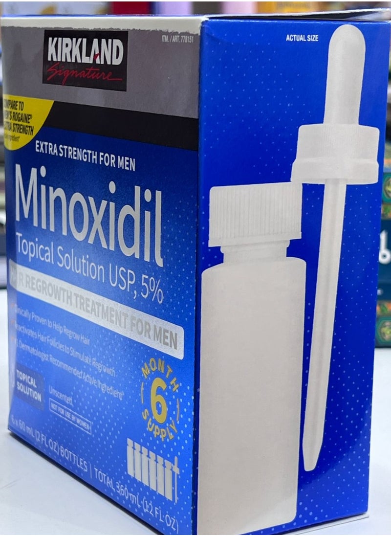Kirkland Signature - 6-Piece Minoxidil Hair Regrowth Treatment - Image 1