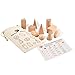 BOHS Geometric Solids Guess Game 3D Shapes Miniature Set Wooden Montessori Toys Ages 3 and Up - Image 3