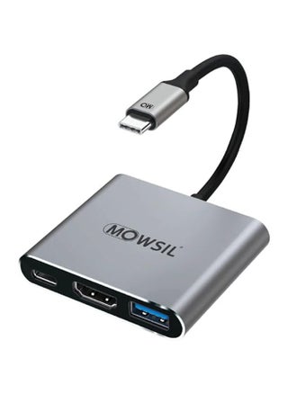 موزع USB C 3 في 1 من النوع C إلى 3 منافذ USB 3.0 محول USB Dongle مع كابل مضفر من النايلون ملحقات الكمبيوتر المحمول موزع USB عالي السرعة متوافق مع MacBook Pro/Air وiPad Pro وDell وiMac وما إلى ذلك - pzsku/ZF1F714788EFD22AF69B5Z/45/_/1715841749/1ef1f15c-c5af-49f7-b3c9-3736f4db6416