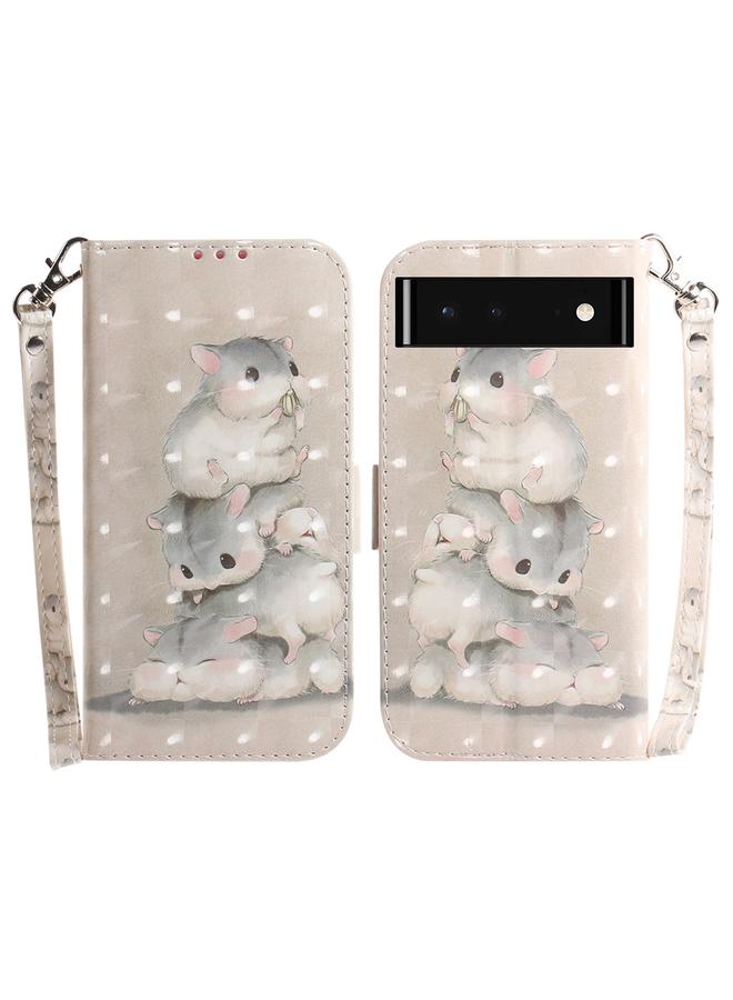 S-TOP Case For Google Pixel 6 3D Colored Horizontal Flip Leather Phone Case - Image 1