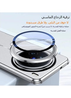 General The Case is compatible with vivo x200pro mini/VIVO X200 Pro/vivo x200 with camera stand, ultra-thin premium leather case with full-wrap lens film shock protection case  - Image 2