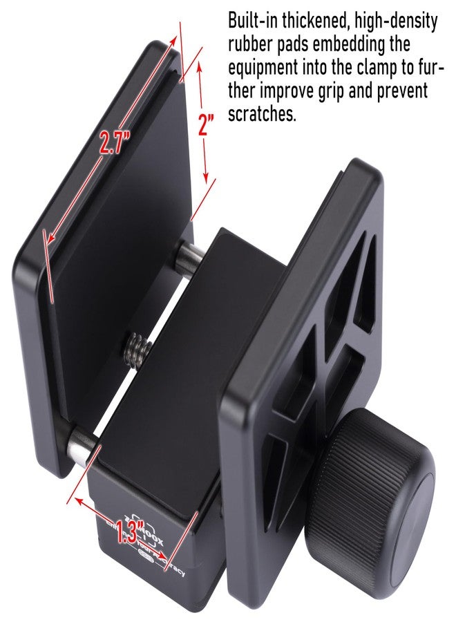 Zelnoox Arca-Swiss Saddle Tripod Mount - Hunting Tripod Clamp with Quick Release Dovetail | Enhanced Accuracy Ball Head & Adapter for Shooting and Hunting - Image 5