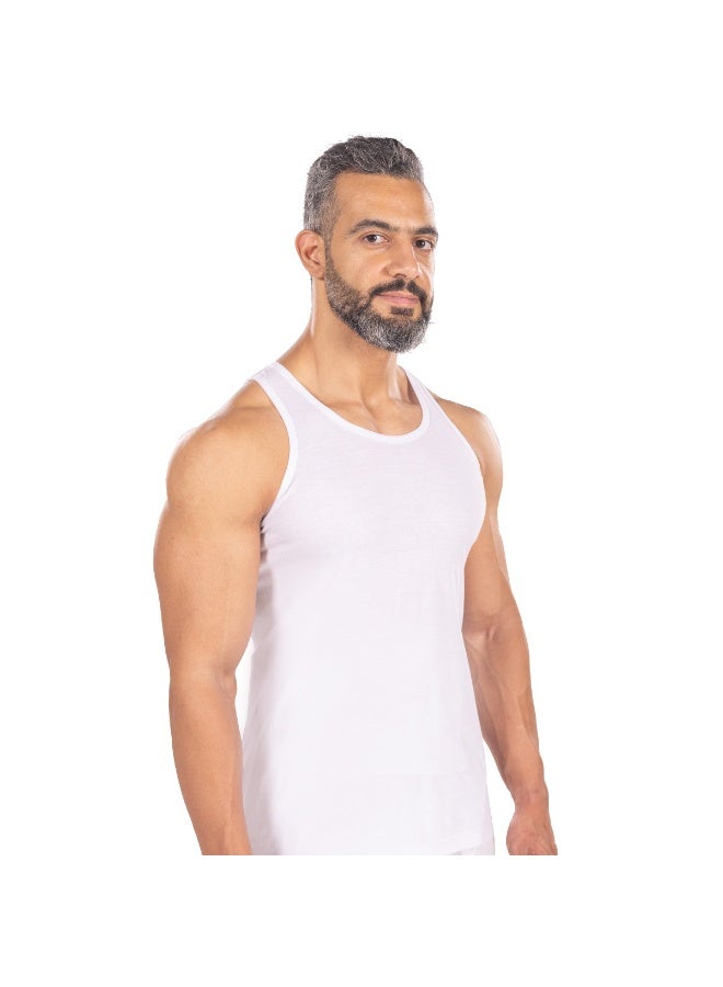 Men's sleeveless undershirt (tank top) – 6-piece set. Comfortable cotton design, suitable for daily use and for wearing under traditional robes or other clothing. - Image 2