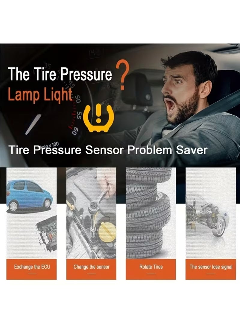 X-level Tire Pressure Monitor Sensor TPMS Activation Tool EL-50448 Orange TPMS OEC-T5, GM TPMS Relearn Reset Sensor Activation Tool, Tire Pressure Monitor TPM TPS Relearn Tool for GM Series Vehicle - Image 5