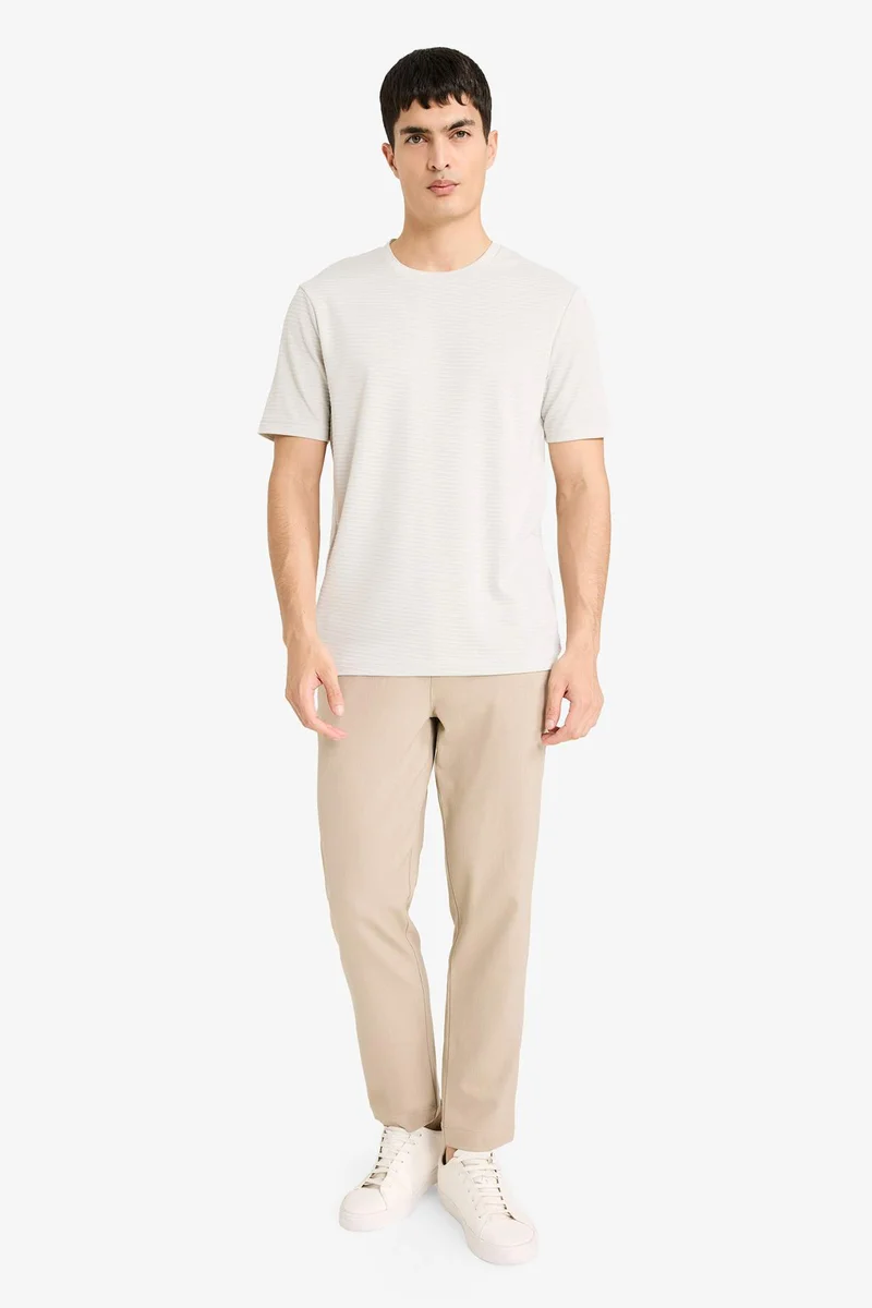 DeFacto Slim Fit Crew Neck Short Sleeve T-Shirt