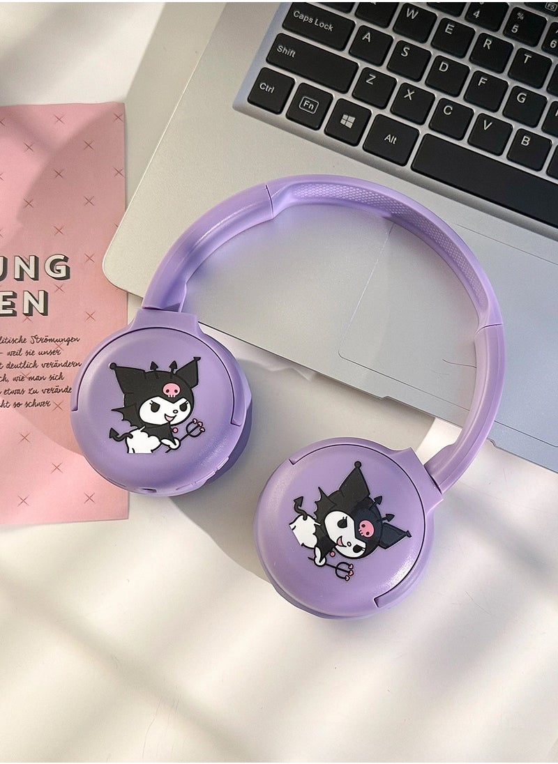 kuromi - Cartoon Bluetooth Wireless Earphone Gift（Purple） - Image 1