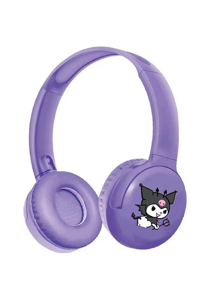 kuromi - Cartoon Bluetooth Wireless Earphone Gift（Purple） - Image 1