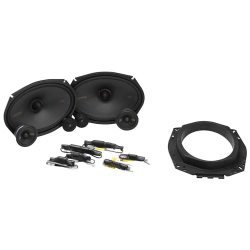 Kicker نظام مكبرات الصوت KICKER 51KSS369، تصميم ثلاثي الاتجاهات، ووفري 6" × 9"، ووفري 2.75"، وتويتر 1"، مع فلاتر 12dB، 100 واط RMS، 200 واط ذروة - Image 2
