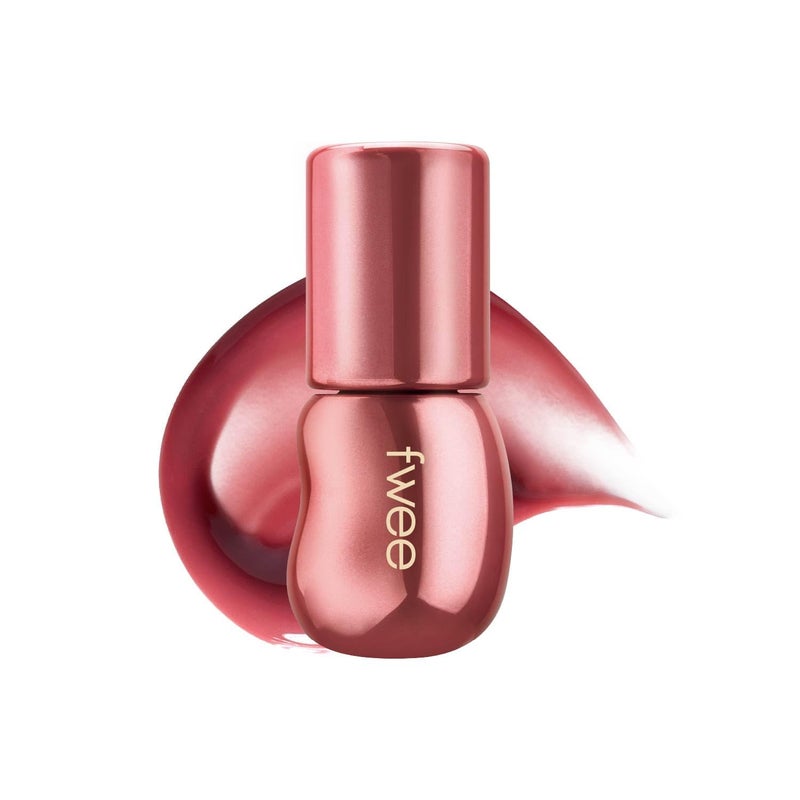 fwee 3D Voluming Gloss 70% (Rich) | Rozy 70% | High Shine, Non-Sticky Lip Gloss for Makeup | Long-Lasting, Moisturizing Gel Formula | 30%, 70% Pigment Options | 5.3g - Image 1