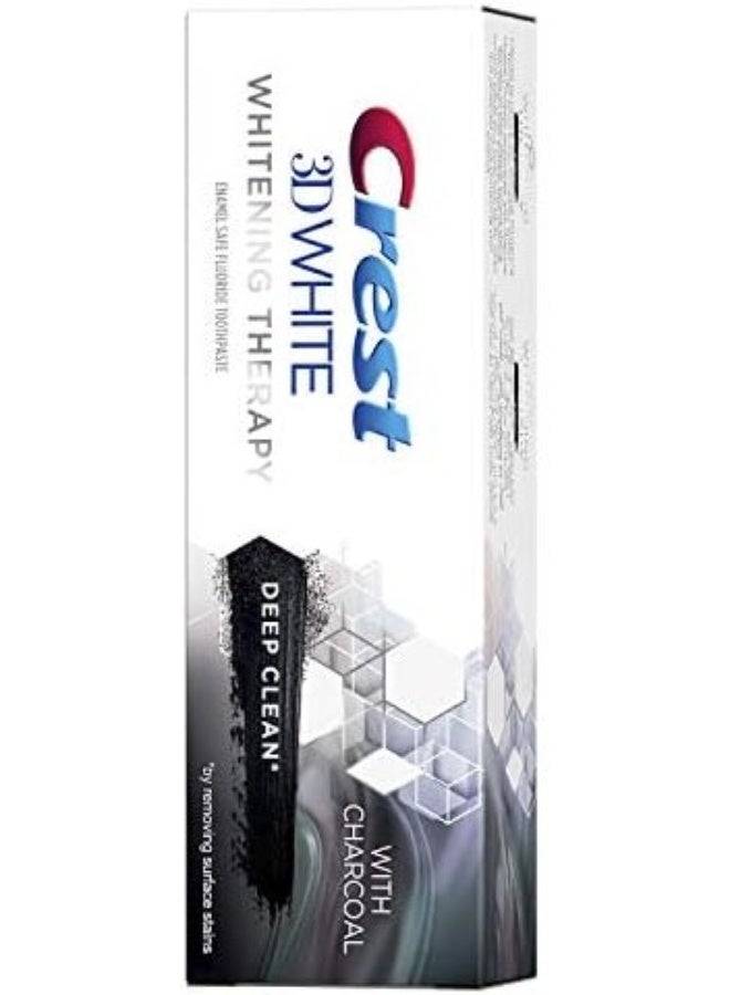 Colgate Colgate Slim Soft Charcoal Toothbrush multicolour plus Crest 3D White Whitening Therapy With Charcoal Deep Clean 75Ml - Image 3