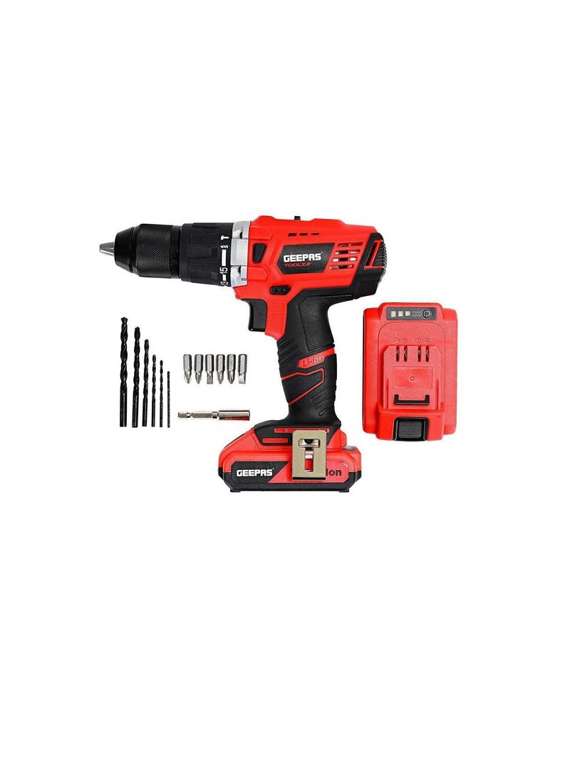 GEEPAS Percussion Drill 18V Li (GPD1820C) - Image 2