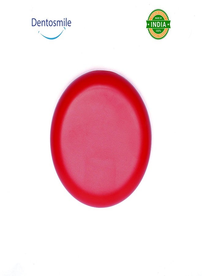 Dentosmile Slim Aligner Case/Aligner and Retainer Case/Dental Orthodontic Retainer Box - Red Colour with Silicone Layer and Cotton Bag Carry Case - Image 4