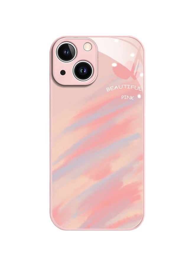 Jiang Ming Jiangming, Suitable For Apple 14 Phone Case, 14 Phone Protective Cover, Soft Shell, Full Protection, Lens Protection, Stylish High-End Feel, Liquid Glass, Shockproof, Good Hand Feel, Fresh Trendy Style - Image 1
