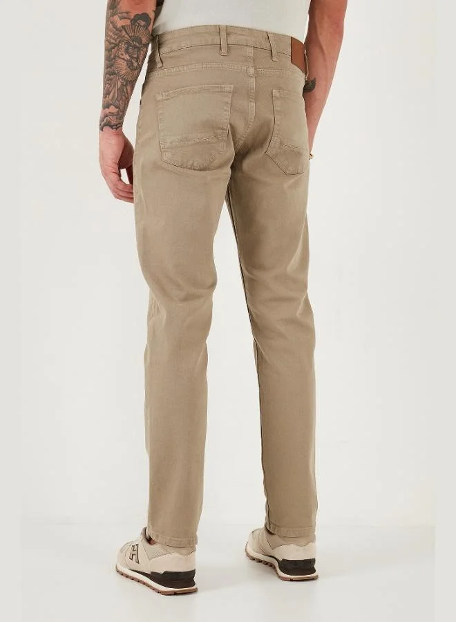 Buratti  Buratti Cotton Comfort Fit Normal Waist Straight Leg Jeans Men's JEANS 4412C19TEXAS for Men | Best Price UAE