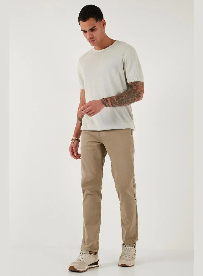 Buratti  Buratti Cotton Comfort Fit Normal Waist Straight Leg Jeans Men's JEANS 4412C19TEXAS for Men | Best Price UAE