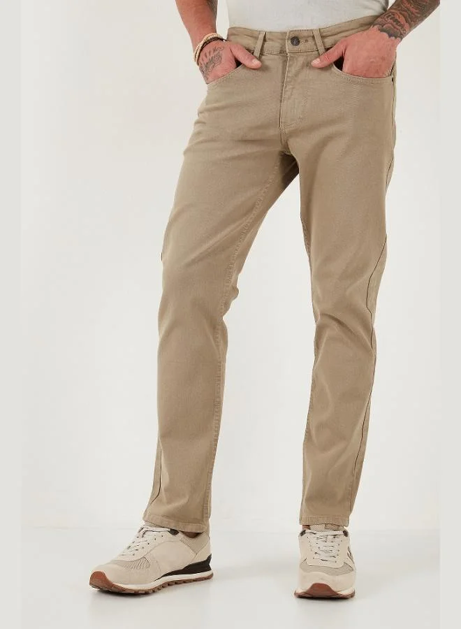 Buratti  Buratti Cotton Comfort Fit Normal Waist Straight Leg Jeans Men's JEANS 4412C19TEXAS for Men | Best Price UAE