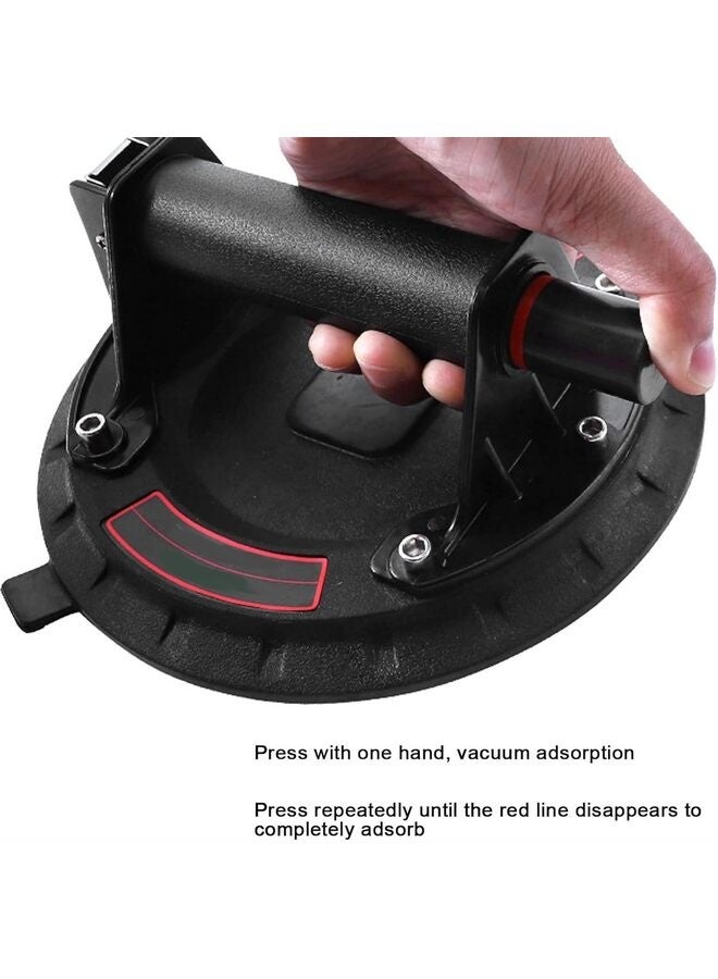 Vacuum Suction Cups Heavy Duty Hand-held Glass Lifter 550LBS Load Capacity Powerful Industrial Glass Sucker for Window Tile Carry Replacement - Image 3