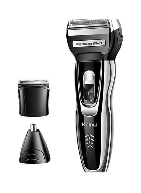 KM-5558 Rechargeable Multi Function Shaver Black