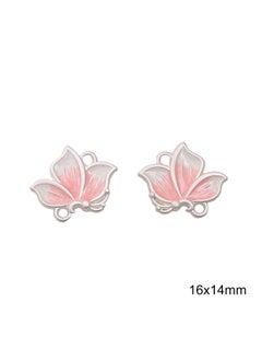 Cute Cartoon Butterfly Fan Pendant DIY Jewelry Accessories #19 leaf butterfly double hanging double-sided printing 1/bag