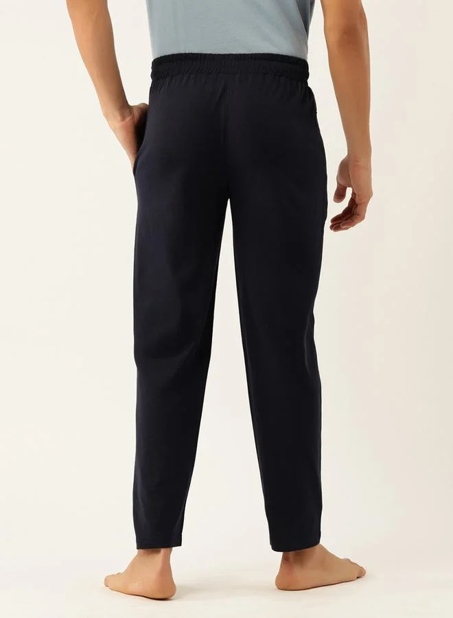 John Players Men Cotton Pyjama with Zip Pocket