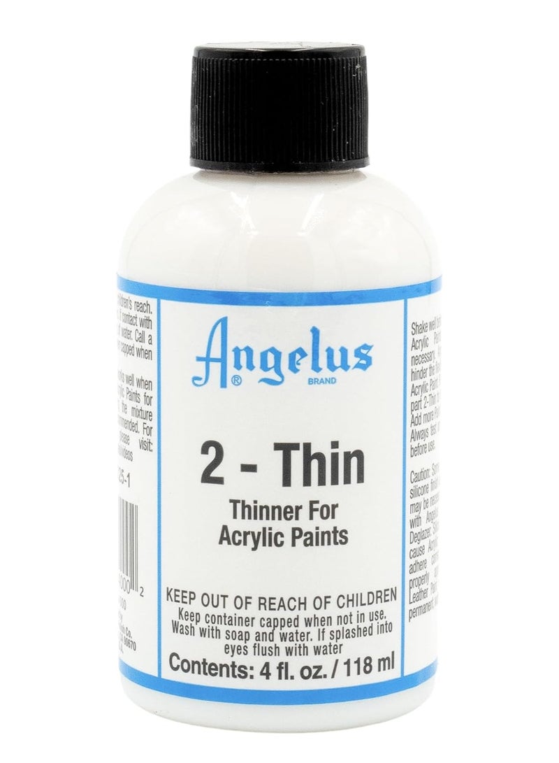 Angelus 2- Thin Thinner For Acrylic Paints 4oz