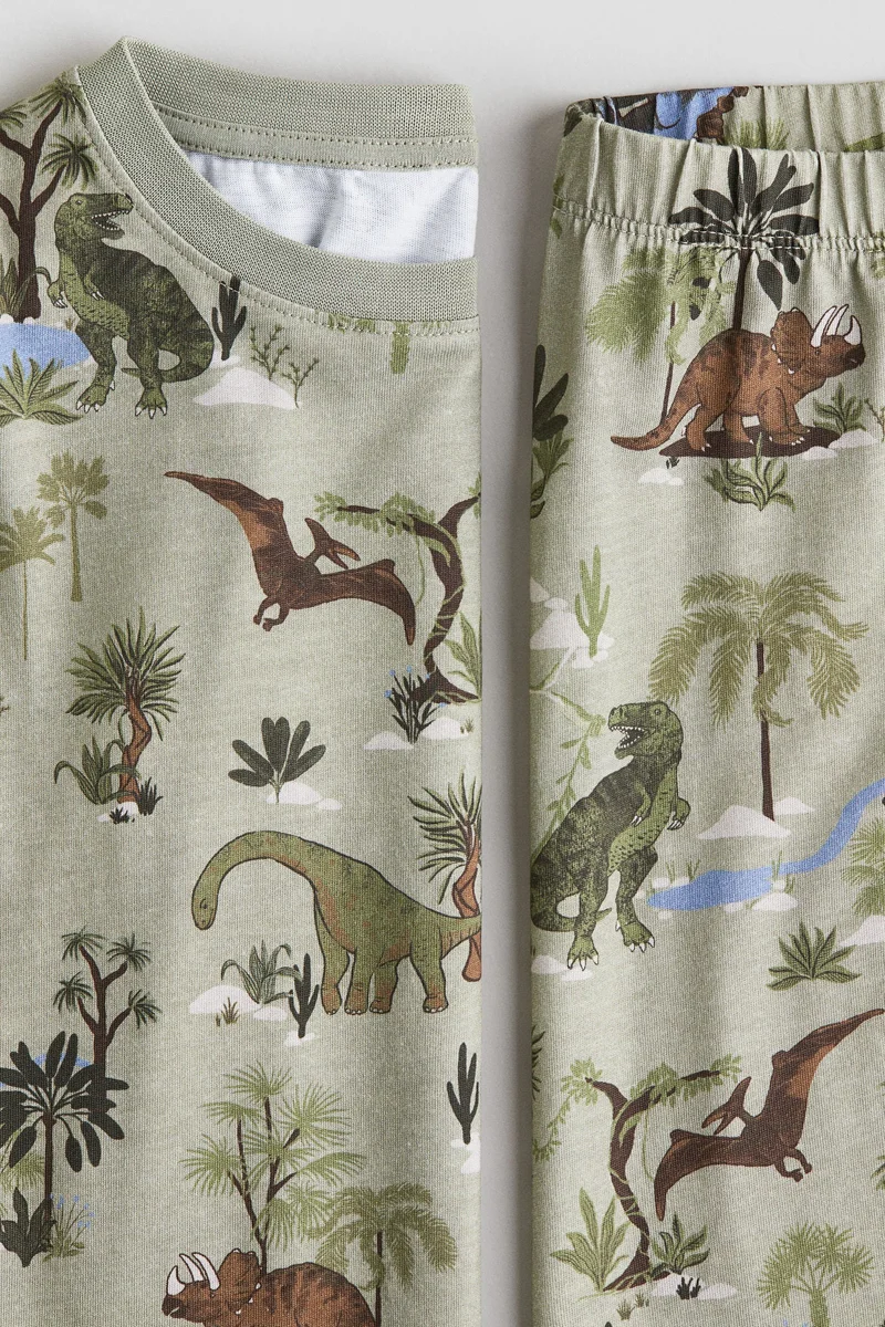 H&M Patterned jersey pyjamas