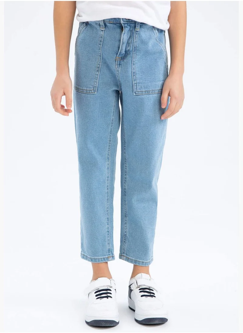 DeFacto Regular Fit Straight Leg Jeans